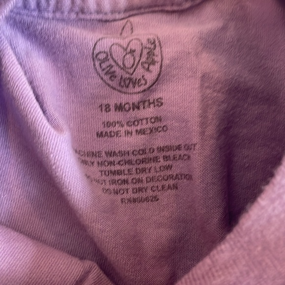 Set of 5 One pinks, white and purple dresses and top sz12-18 months - Picture 5 of 15